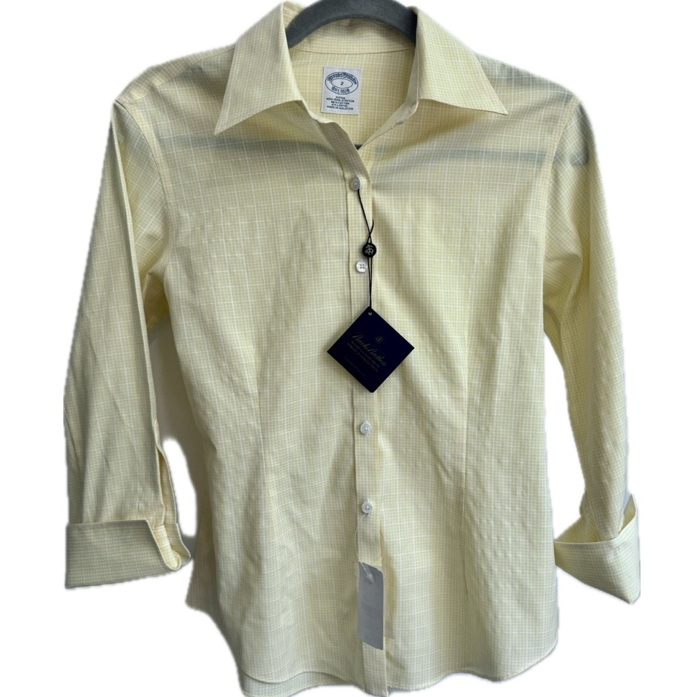 👔Brooks Brothers Stretch Fitted Button Down
